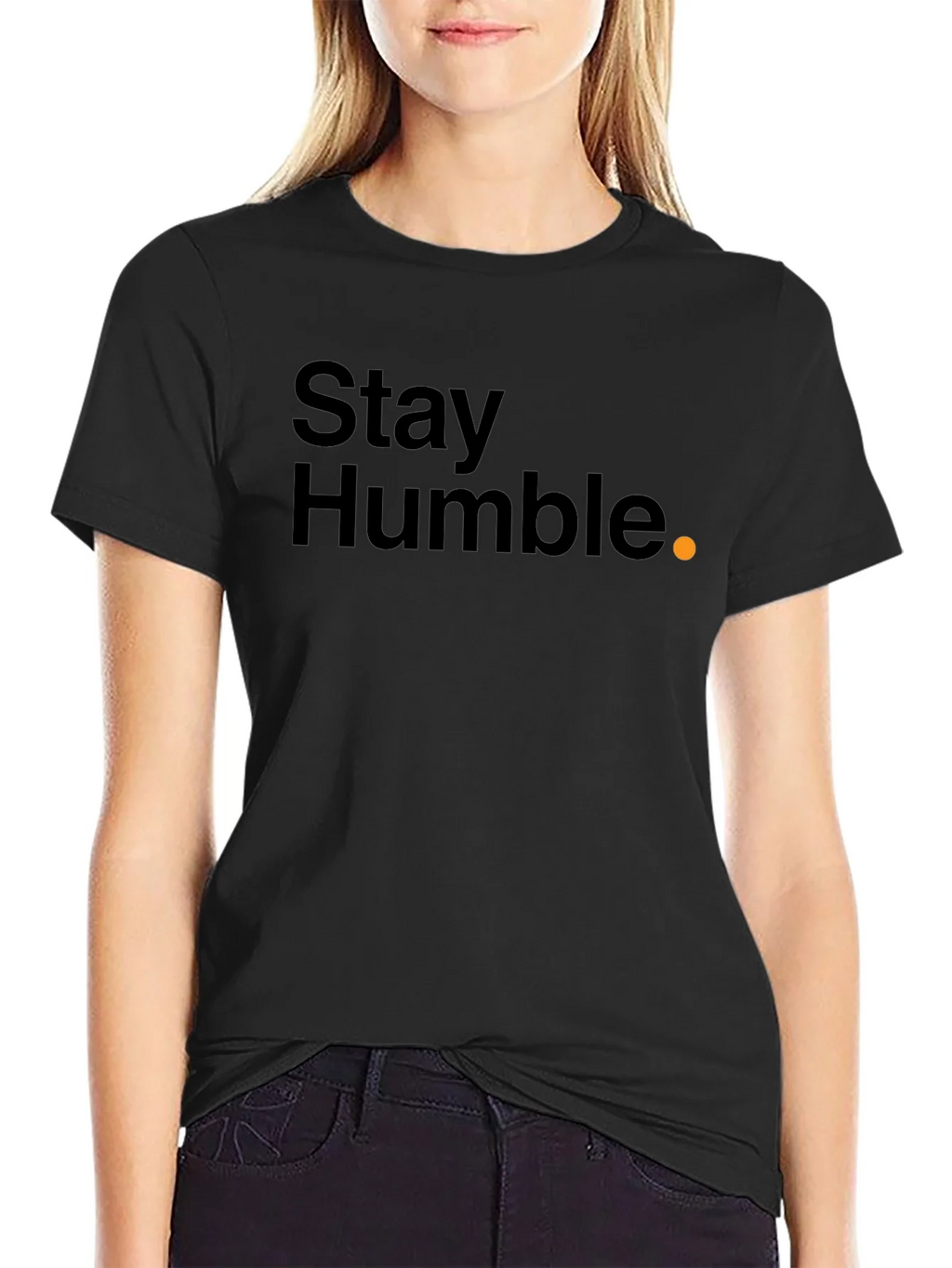 Stay Humble Black T-Shirt product image 2