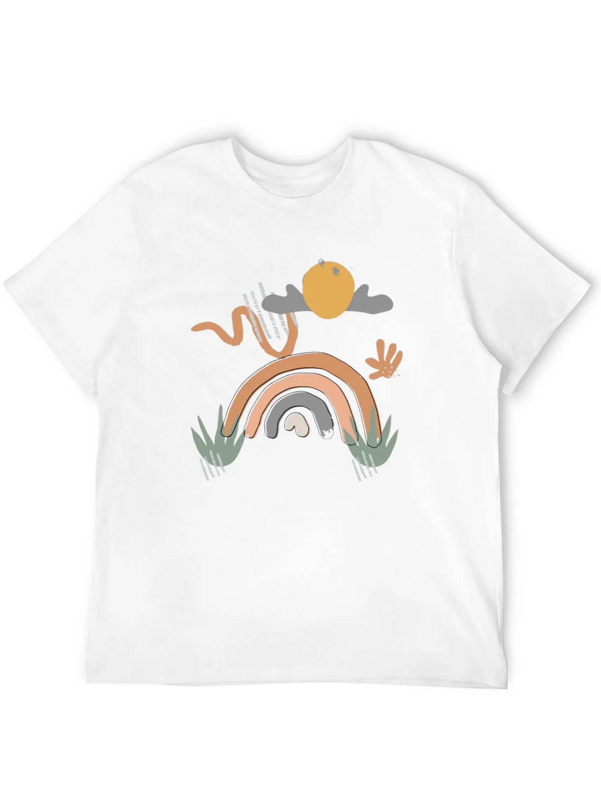 Abstract Boho Graphic Print T-Shirt product image 11