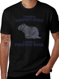 Capybara Perfect Body Soul Graphic Tee product image 1