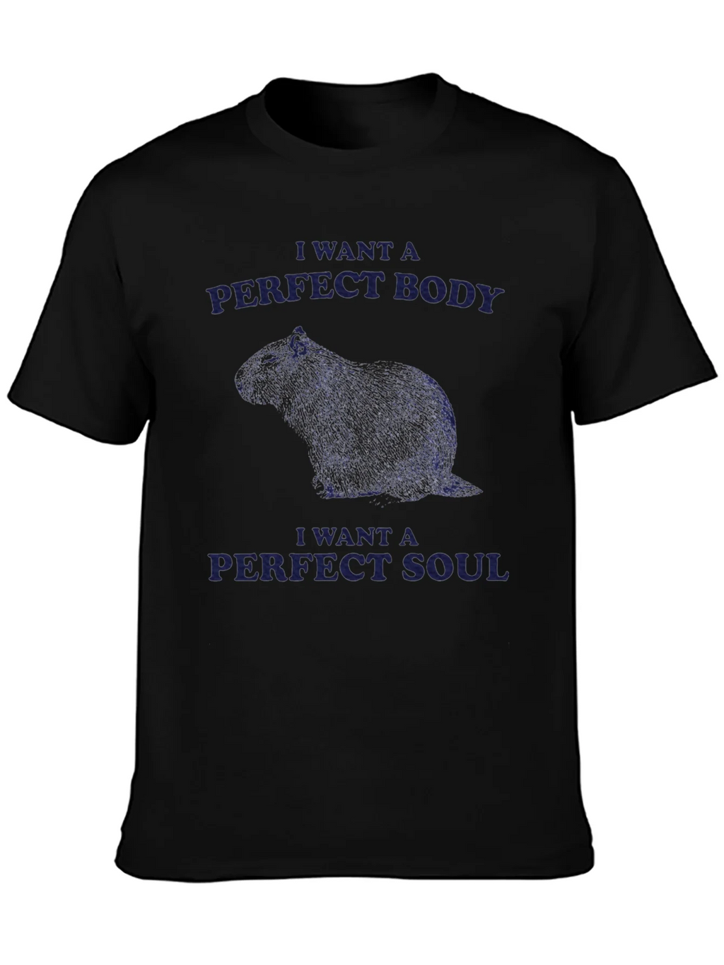 Capybara Perfect Body Soul Graphic Tee product image 3