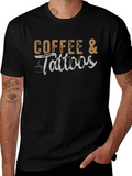 Coffee & Tattoos Black T-Shirt product image 1