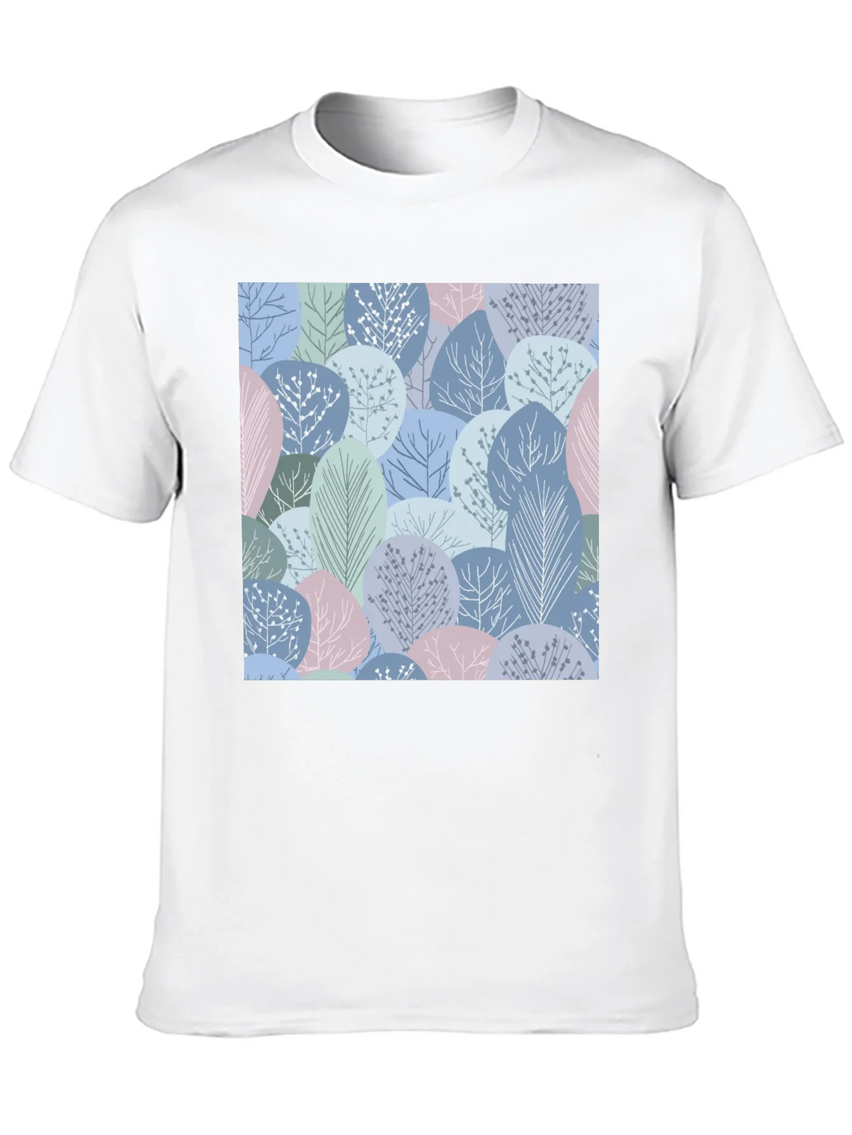 Abstract Forest Print Mens T-Shirt product image 9