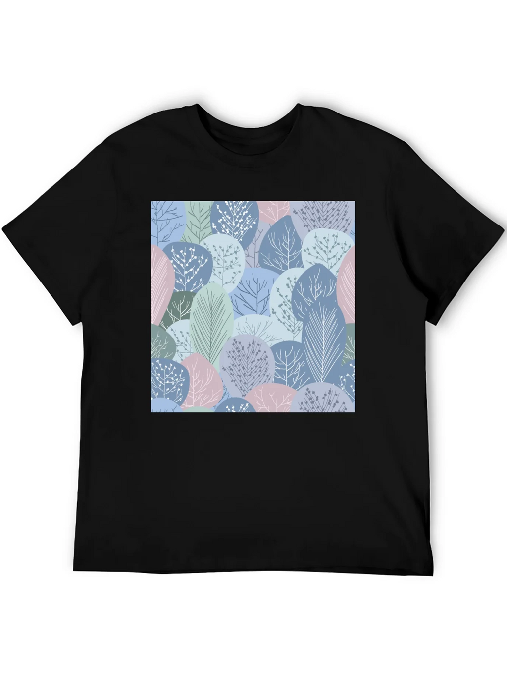 Abstract Forest Print Mens T-Shirt product image 5