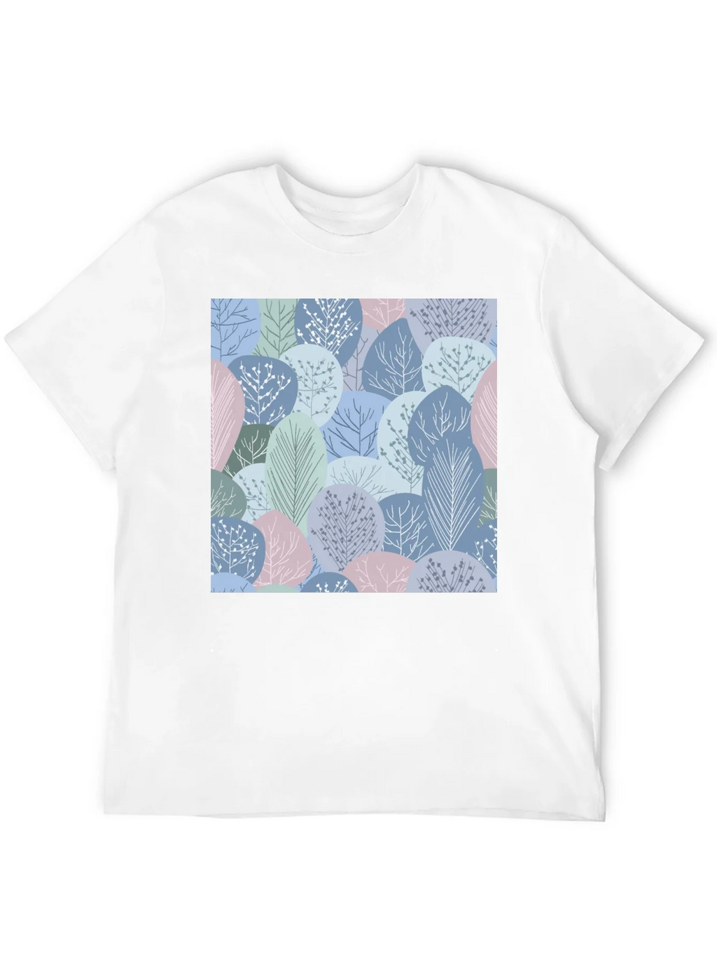 Abstract Forest Print Mens T-Shirt product image 11