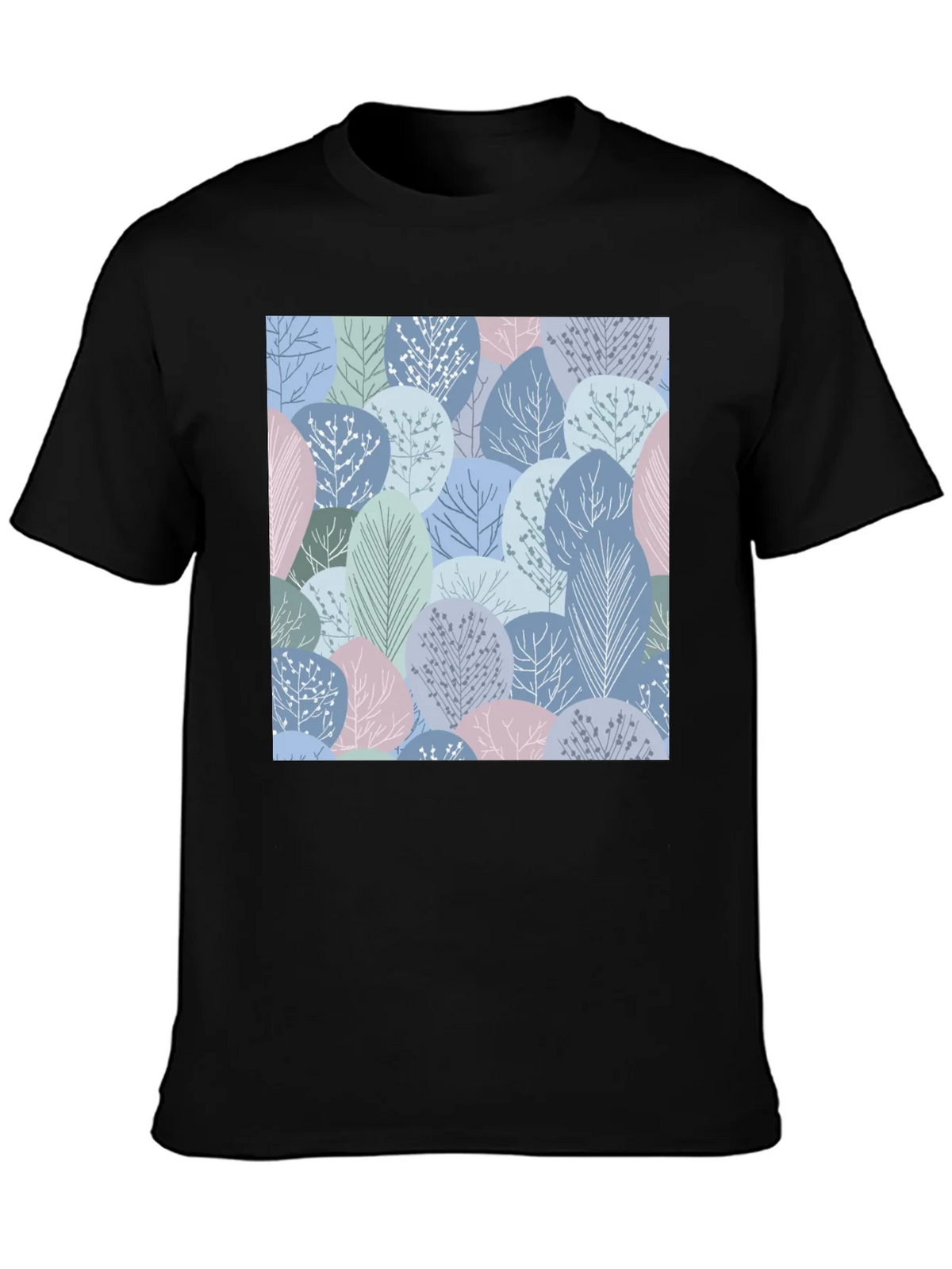 Abstract Forest Print Mens T-Shirt product image 3