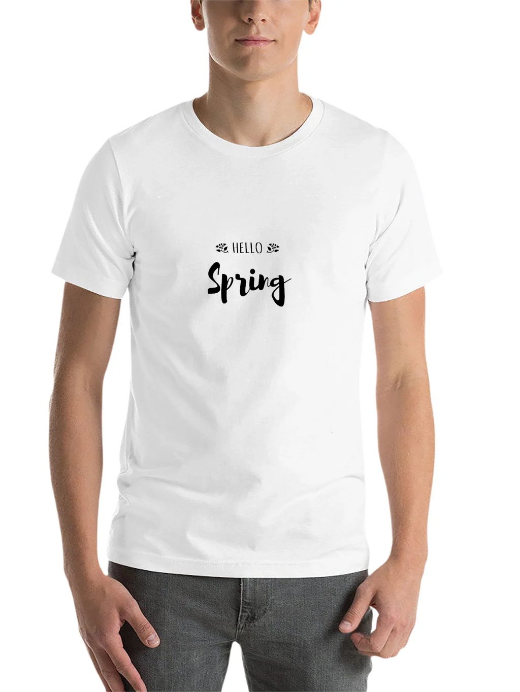Hello Spring Black Graphic Tee product image 10