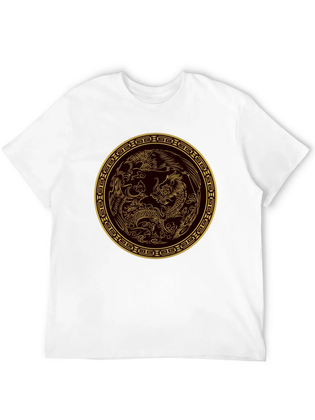 Dragon & Phoenix Graphic Tee - Black product image 11