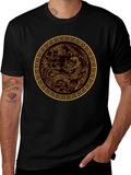 Dragon & Phoenix Graphic Tee - Black product image 1