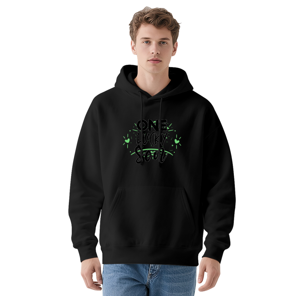 Lucky Pullover Hoodie - Bold Statement Graphic #0676 product image 9