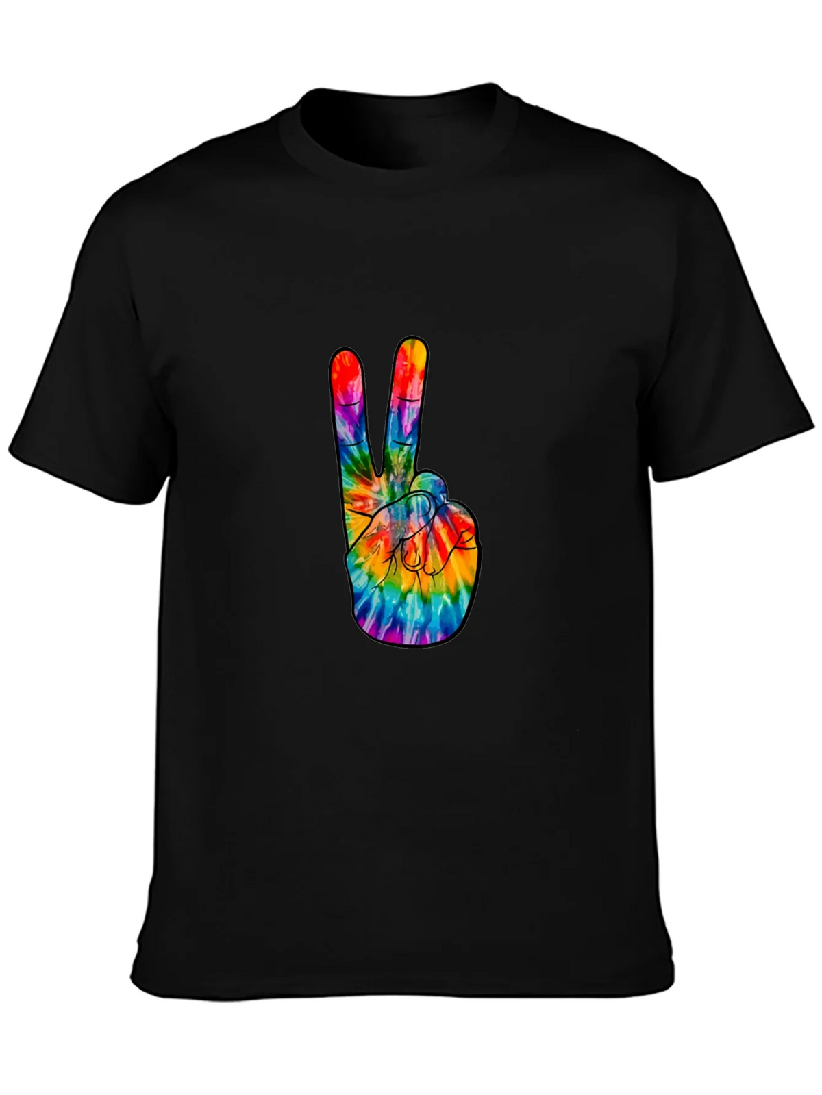 Peace Sign Tie-Dye Graphic Tee product image 2