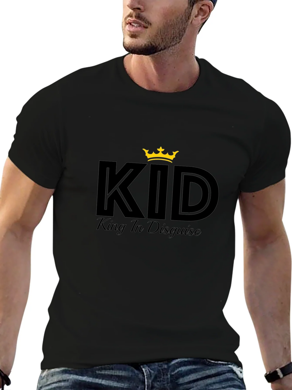 King in Disguise Black T-Shirt product image 6