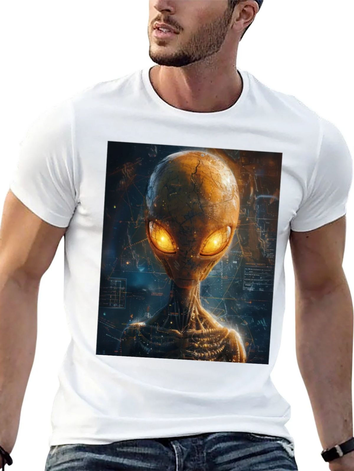 Alien Graphic Print T-Shirt product image 12