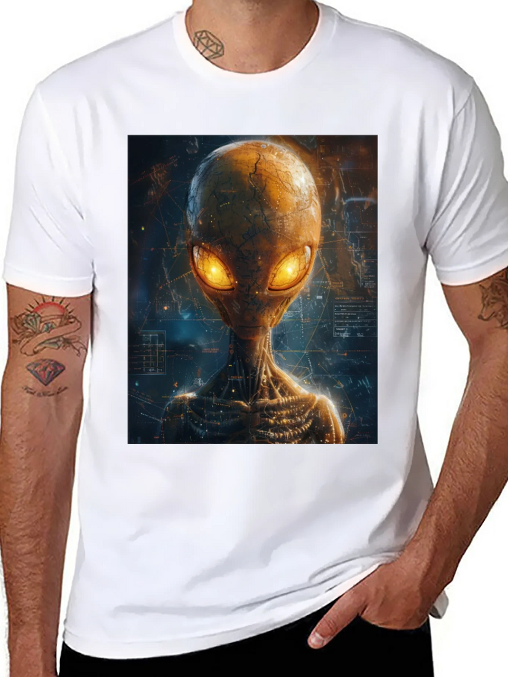 Alien Graphic Print T-Shirt product image 7