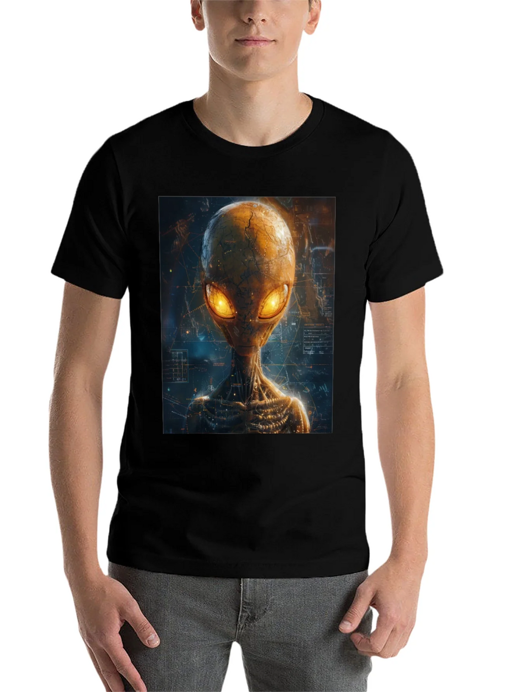 Alien Graphic Print T-Shirt product image 4