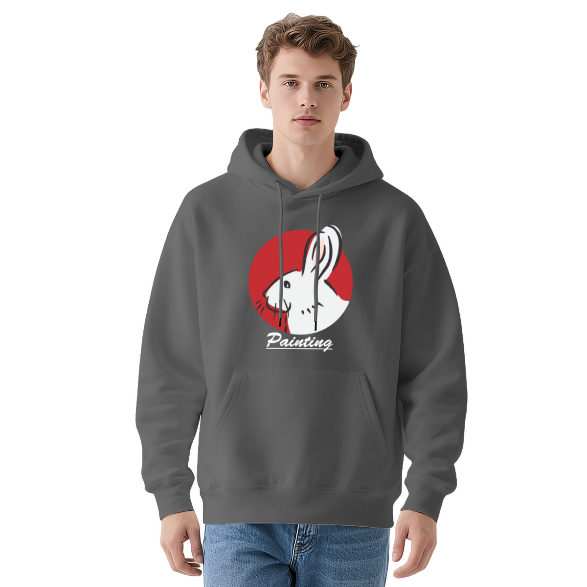 Rabbit Bunny Hoodie - Trendy Streetwear Graphic Sweatshirt product image 12