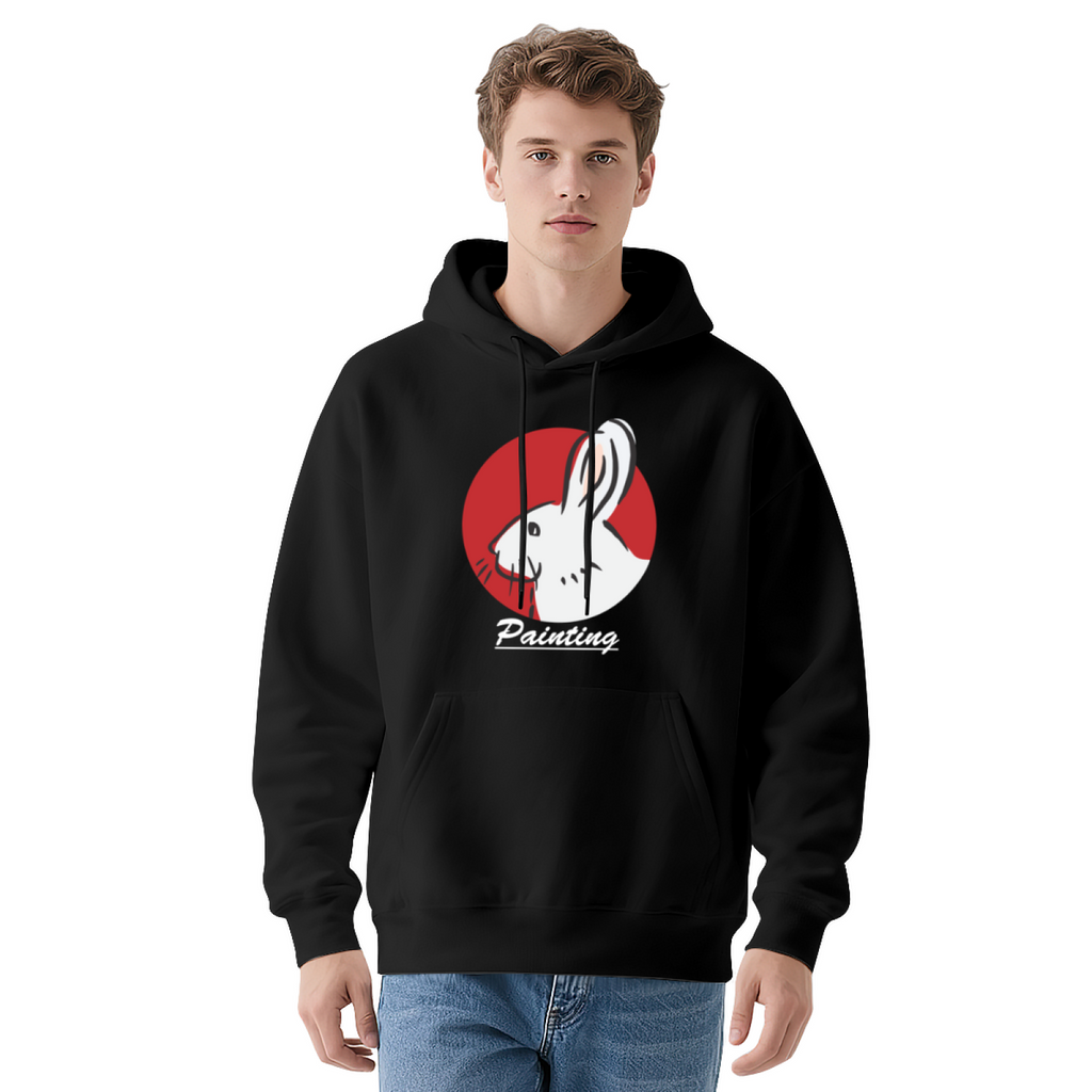 Rabbit Bunny Hoodie - Trendy Streetwear Graphic Sweatshirt product image 9