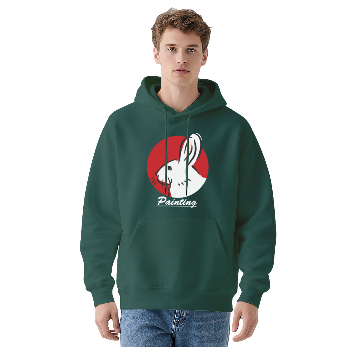 Rabbit Bunny Hoodie - Trendy Streetwear Graphic Sweatshirt product image 13