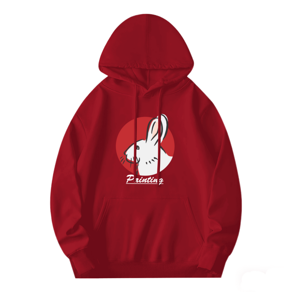 Rabbit Bunny Hoodie - Trendy Streetwear Graphic Sweatshirt product image 2