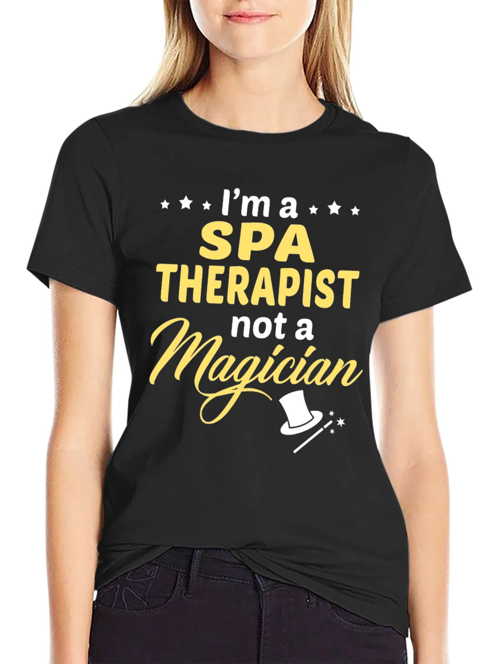 Spa Therapist Novelty Graphic T-Shirt product image 2