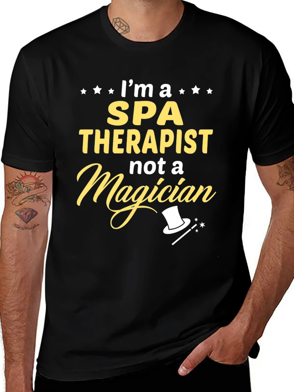 Spa Therapist Novelty Graphic T-Shirt product image 1