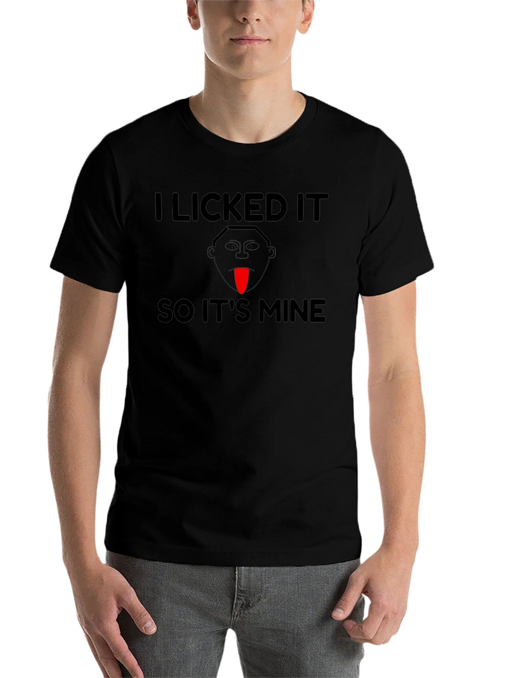 I Licked It So Its Mine Funny T-Shirt product image 4