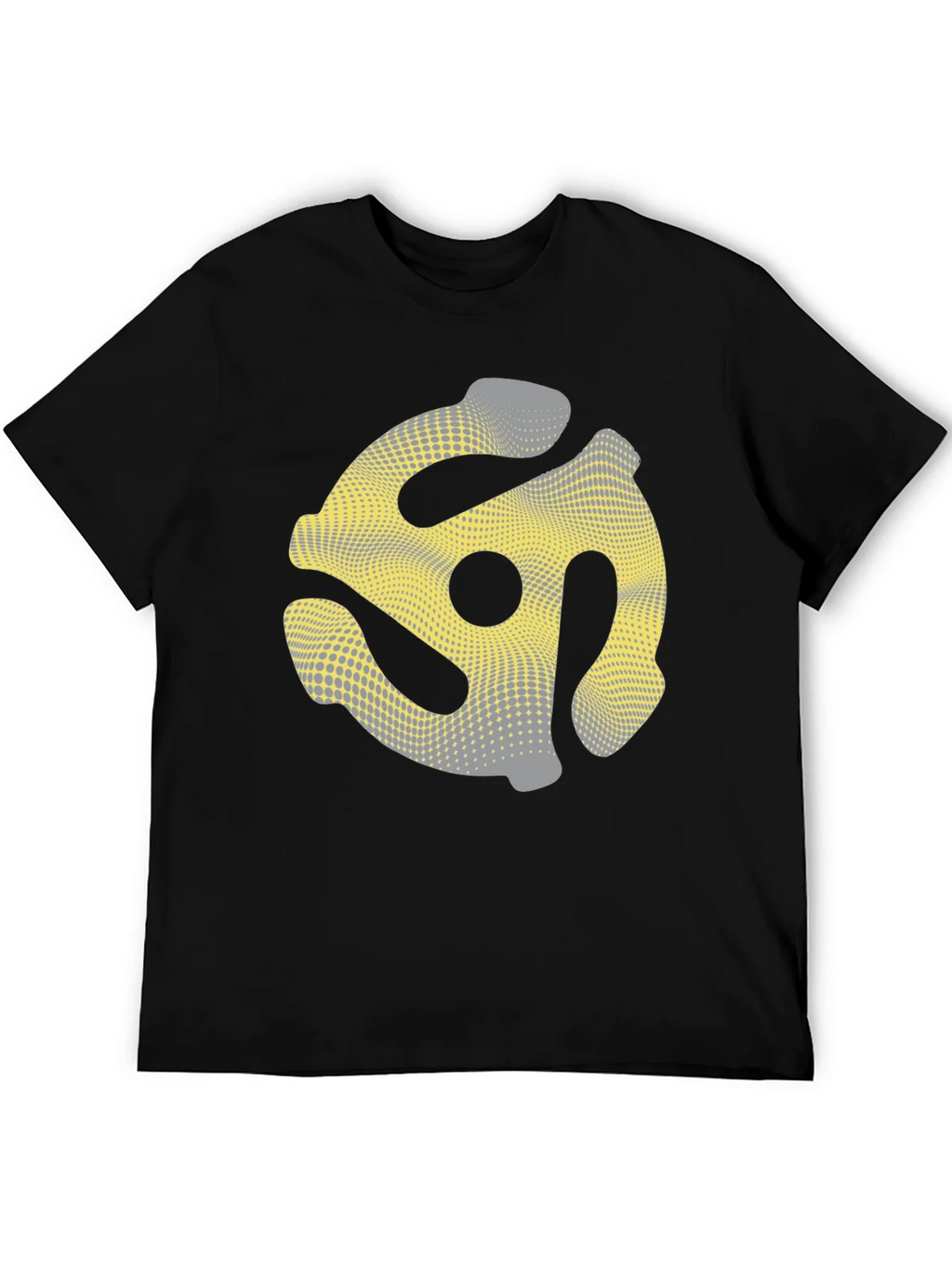 Retro Record Adapter T-Shirt - Black product image 5