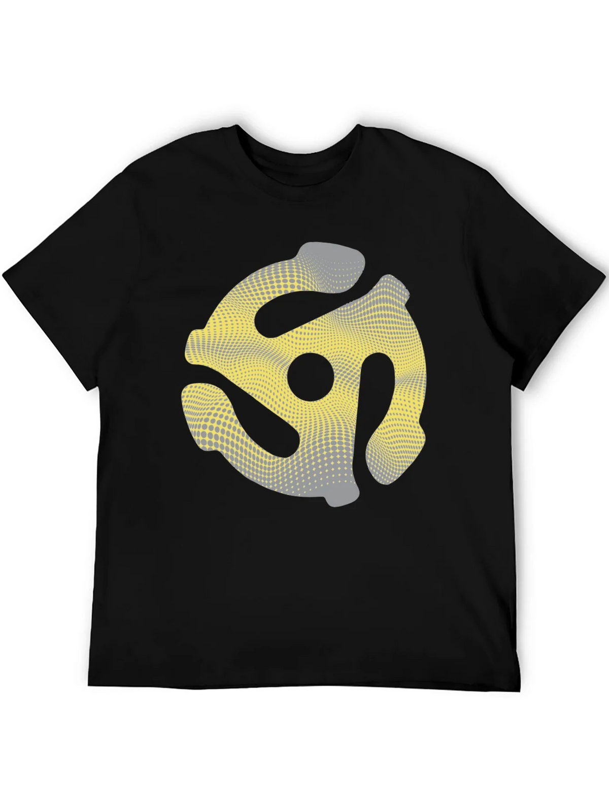 Retro Record Adapter T-Shirt - Black product image 5