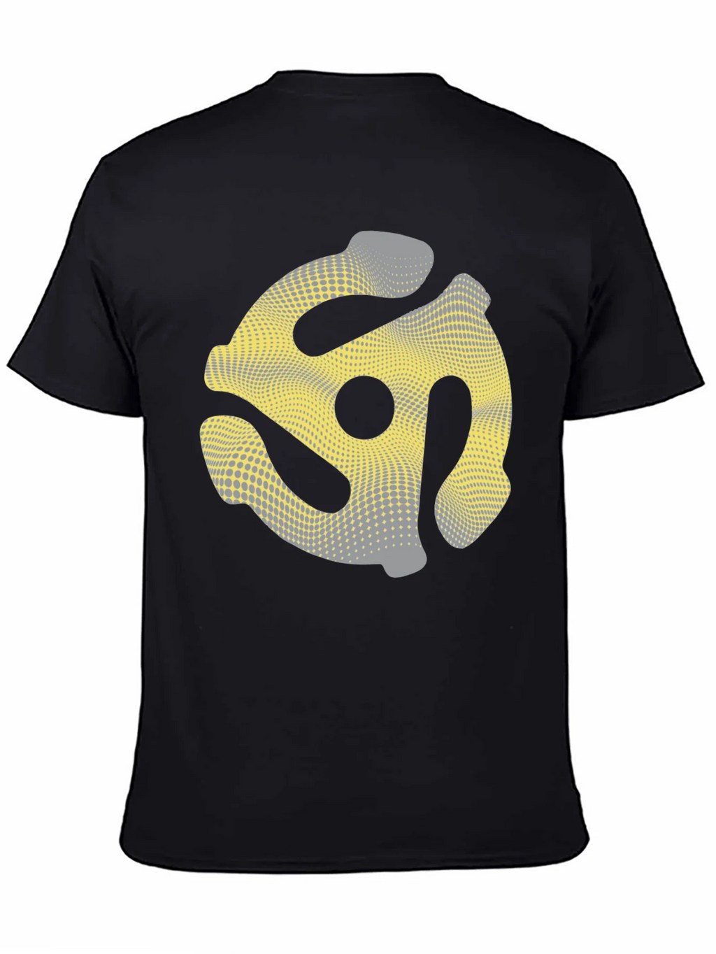 Retro Record Adapter T-Shirt - Black product image 4
