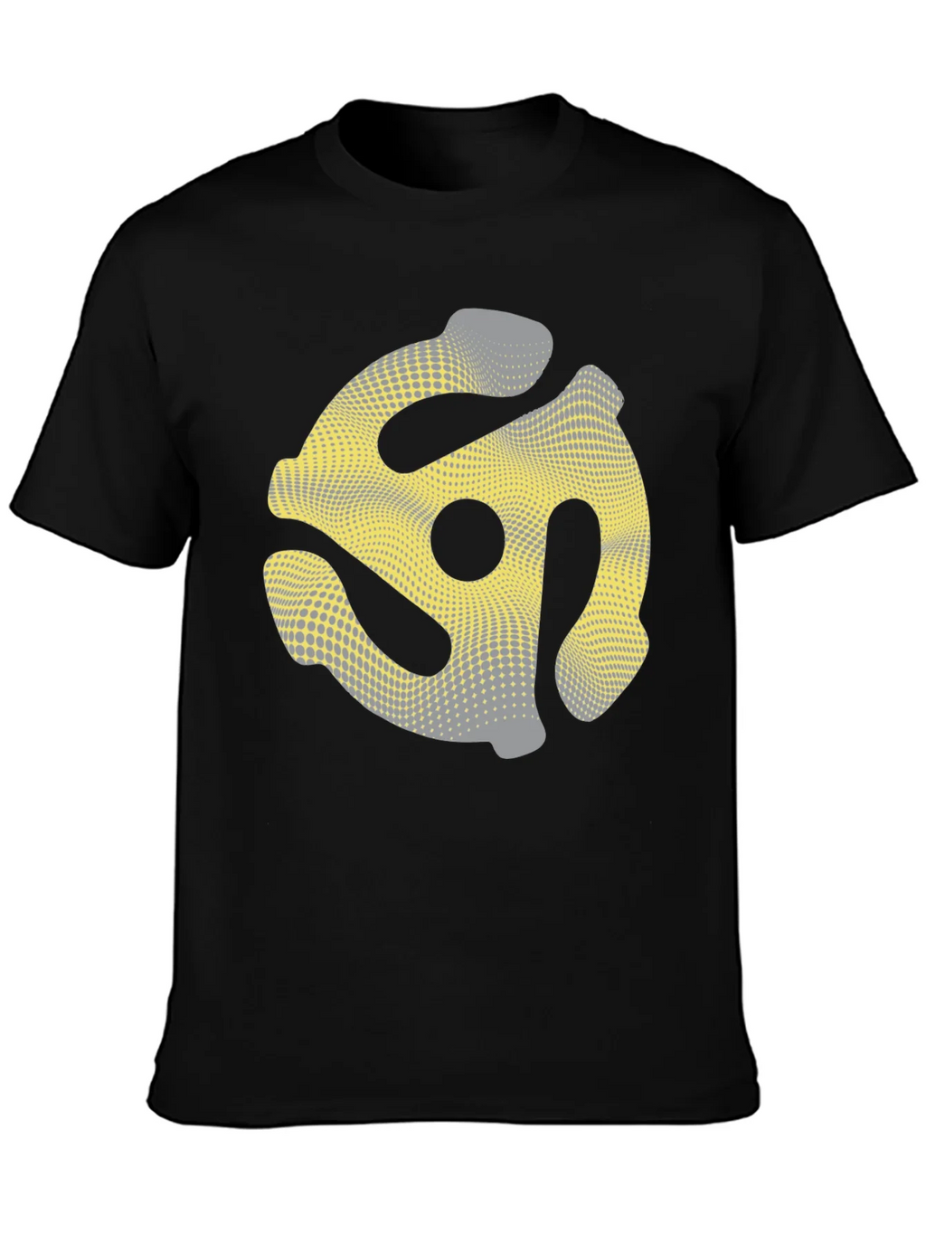 Retro Record Adapter T-Shirt - Black product image 3