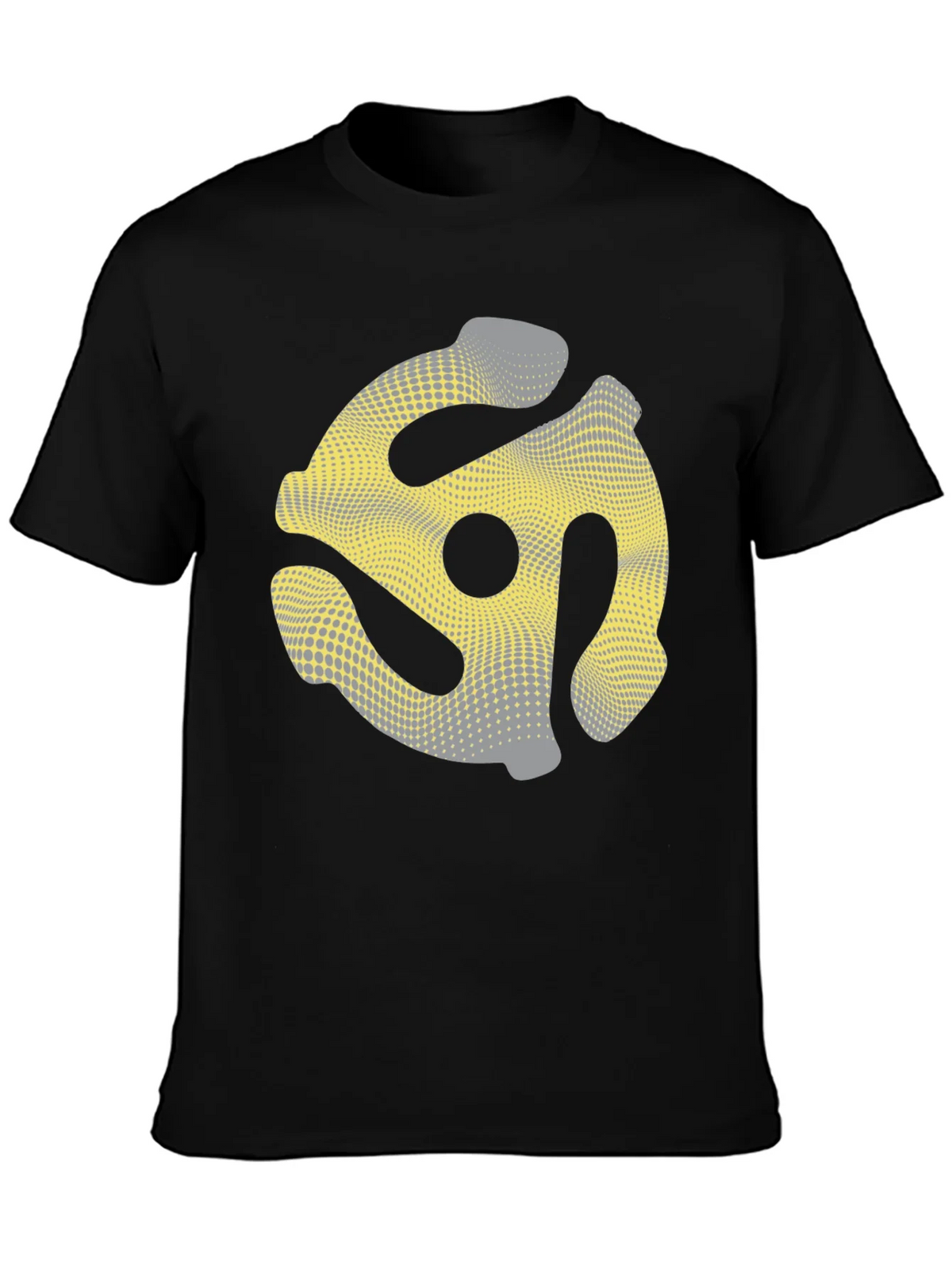 Retro Record Adapter T-Shirt - Black product image 3