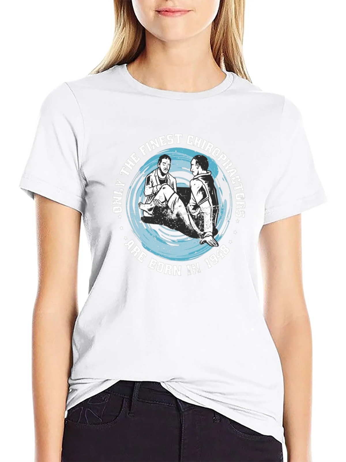 Finest Chiropractors Born in 1948 T-Shirt product image 6