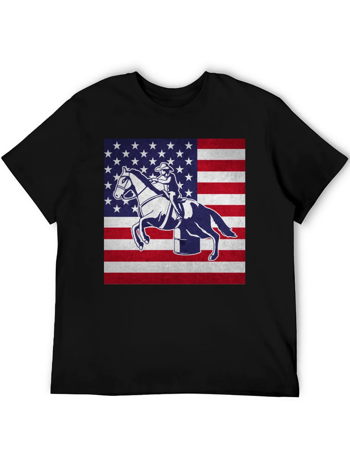 American Rodeo Patriotic Graphic T-Shirt product image 5