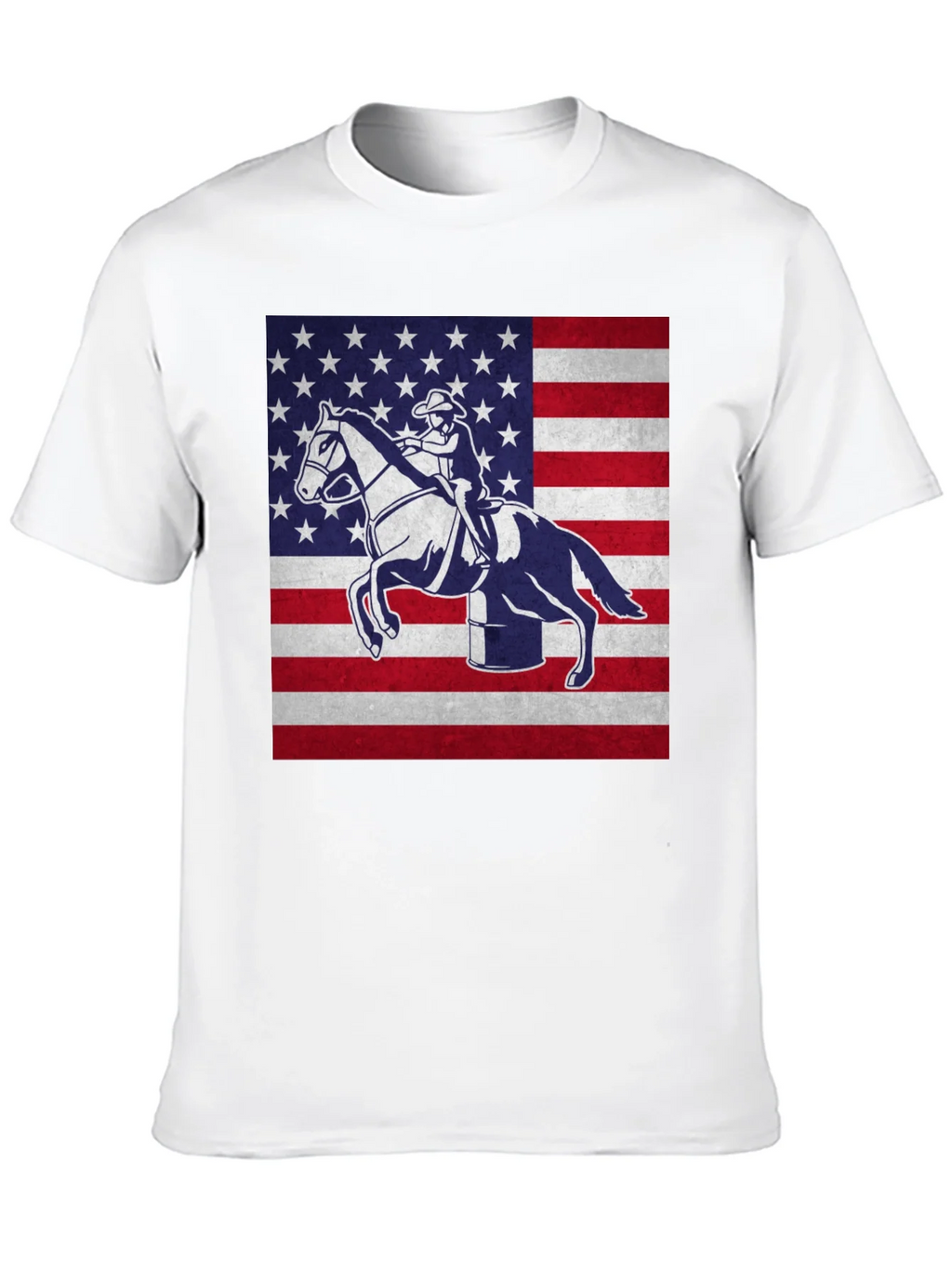 American Rodeo Patriotic Graphic T-Shirt product image 9