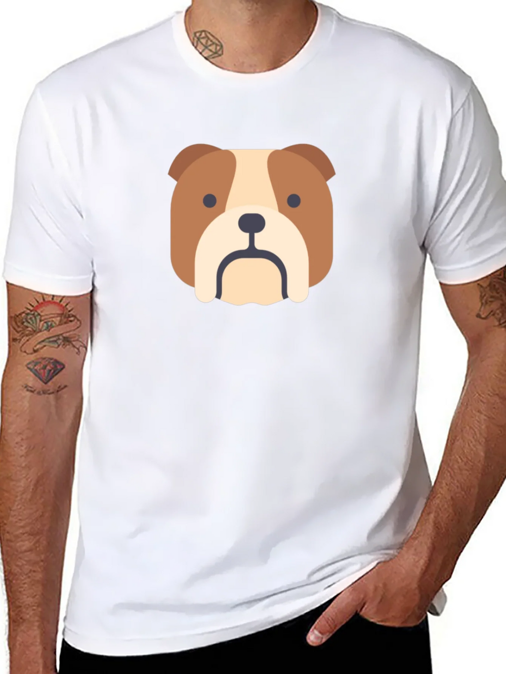 Bulldog Graphic Tee - Classic Black T-Shirt product image 7