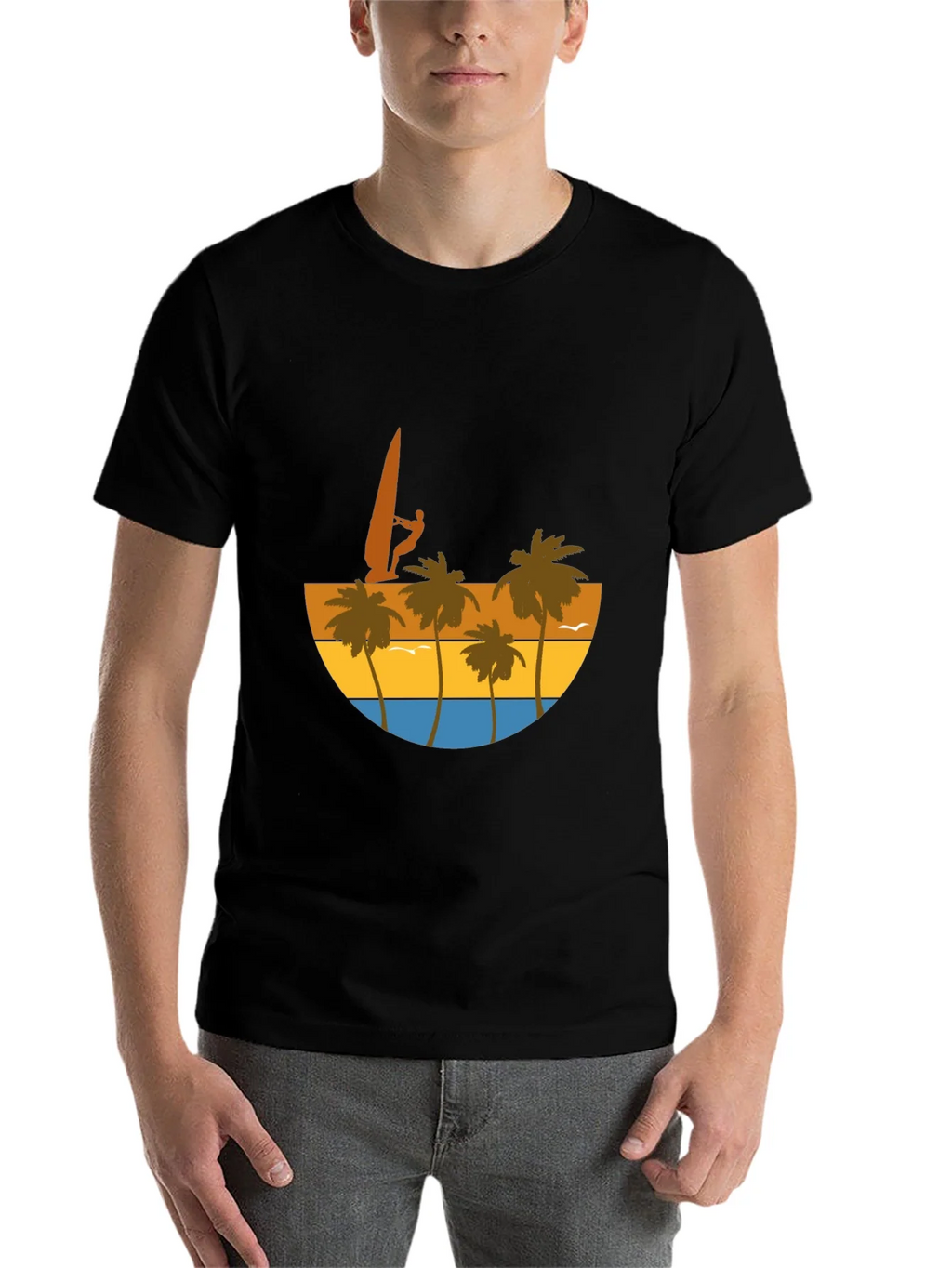Tropical Windsurfer Graphic Tee - Relaxed Fit product image 4