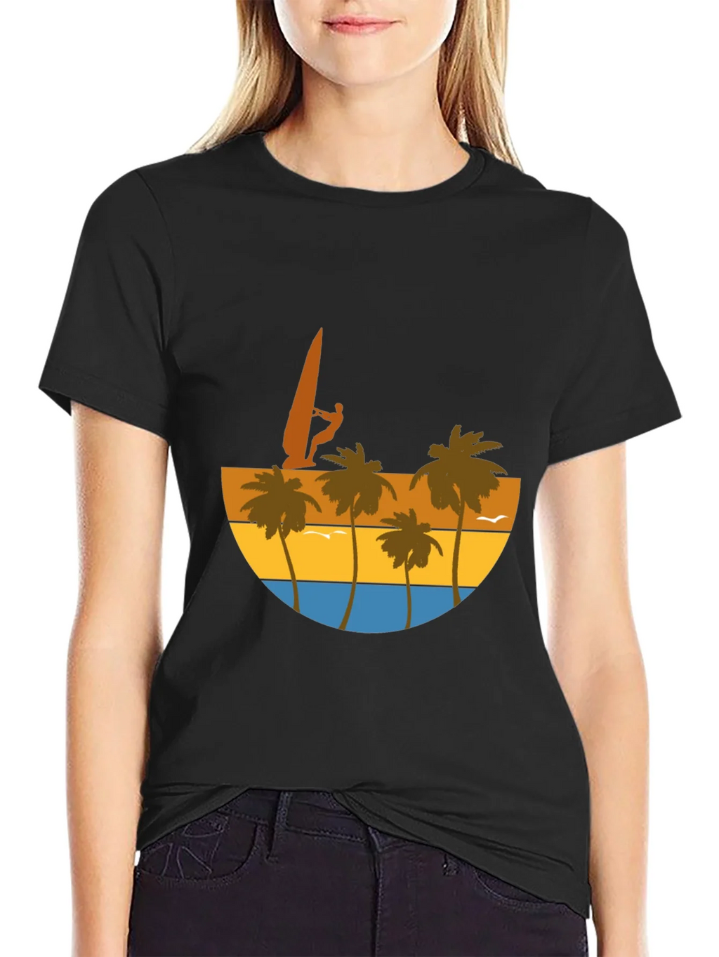 Tropical Windsurfer Graphic Tee - Relaxed Fit product image 2