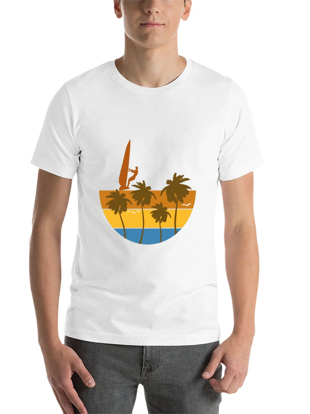 Tropical Windsurfer Graphic Tee - Relaxed Fit product image 9