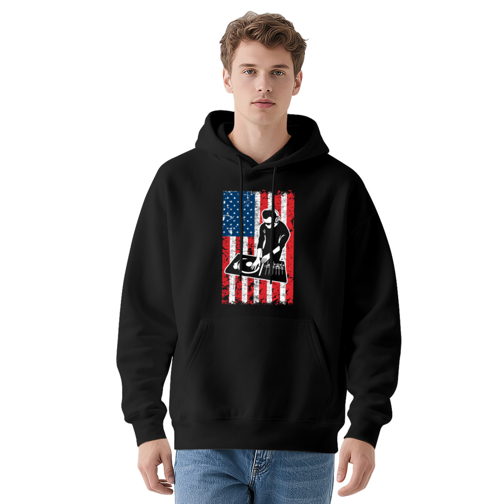 Hand Drawn Art Hoodie - Illustrated Design Pullover #0593 product image 9