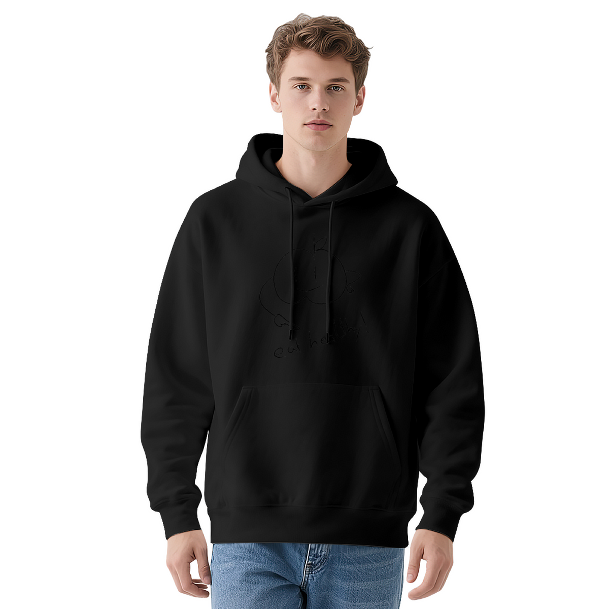 Graphic Art Hoodie - Artistic Expression Pullover #0660 product image 9