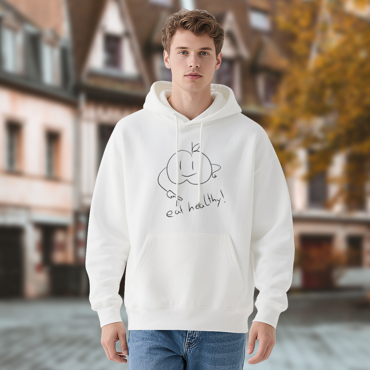Graphic Art Hoodie - Artistic Expression Pullover #0660 product image 4