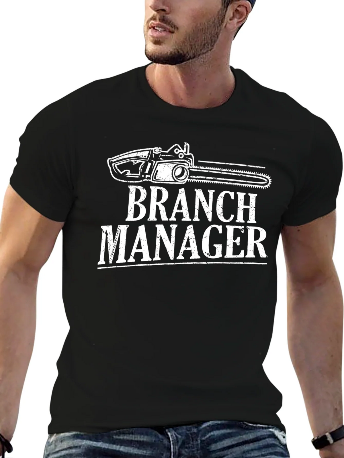 Branch Manager T-Shirt - Funny Chainsaw Graphic Tee product image 6