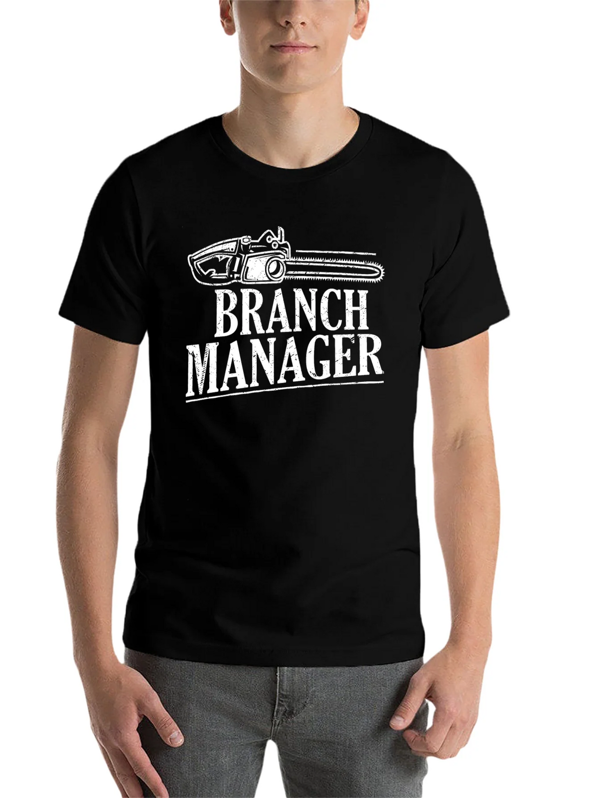 Branch Manager T-Shirt - Funny Chainsaw Graphic Tee product image 4