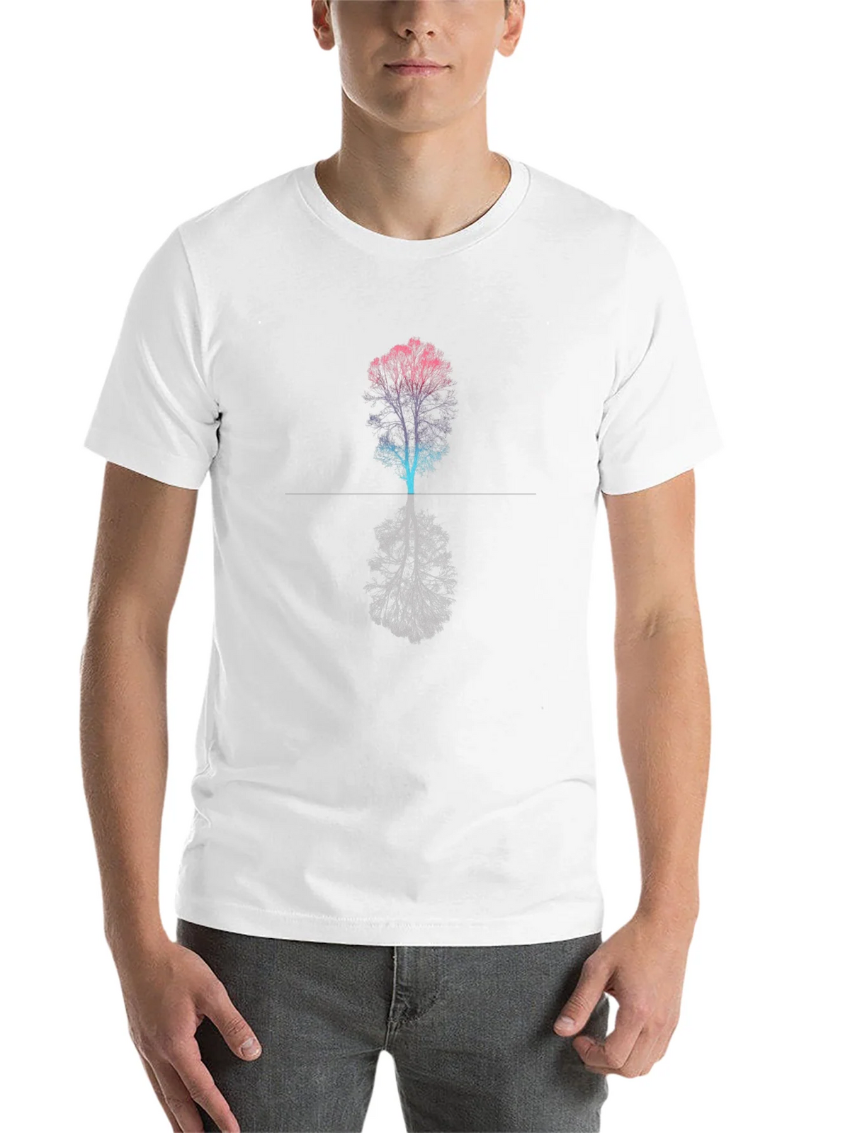 Abstract Tree Graphic Tee - Black T-Shirt product image 10