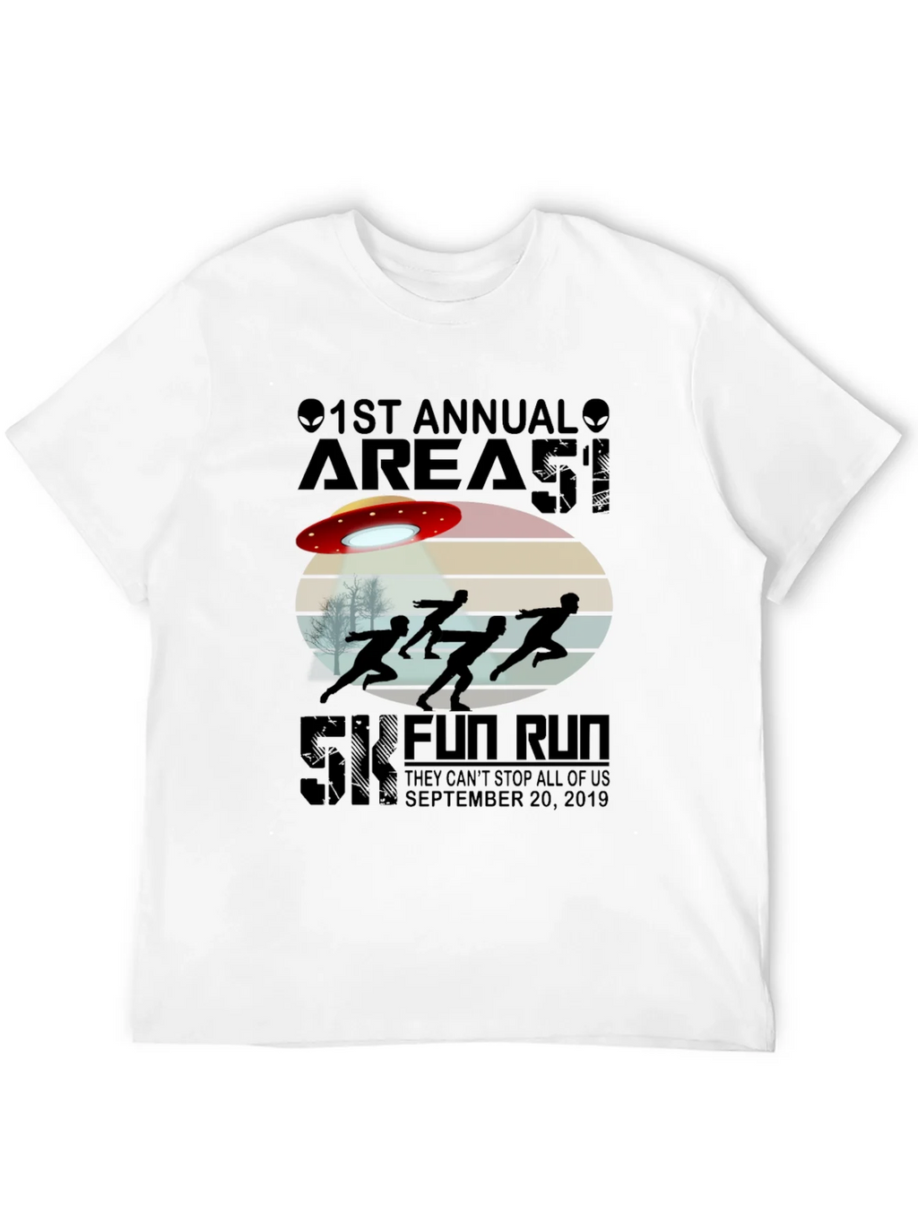 Area 51 5K Fun Run T-Shirt September 20 2019 Black product image 11