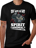 Ape Spirit Animal Graphic T-Shirt product image 1