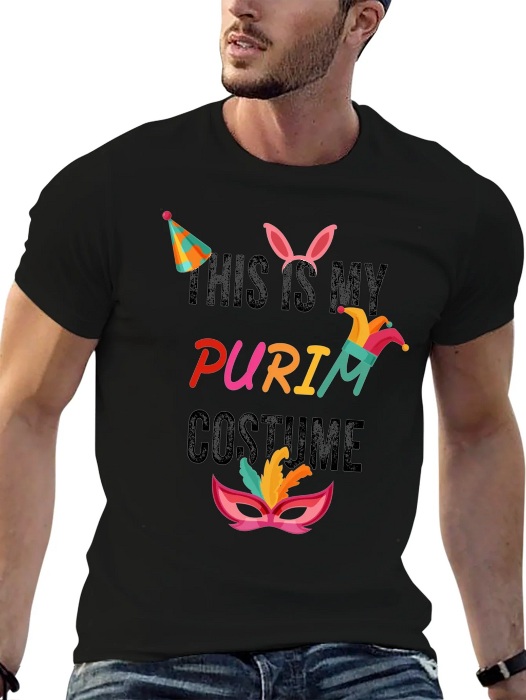 Purim Costume T-Shirt: This is My Tee product image 6