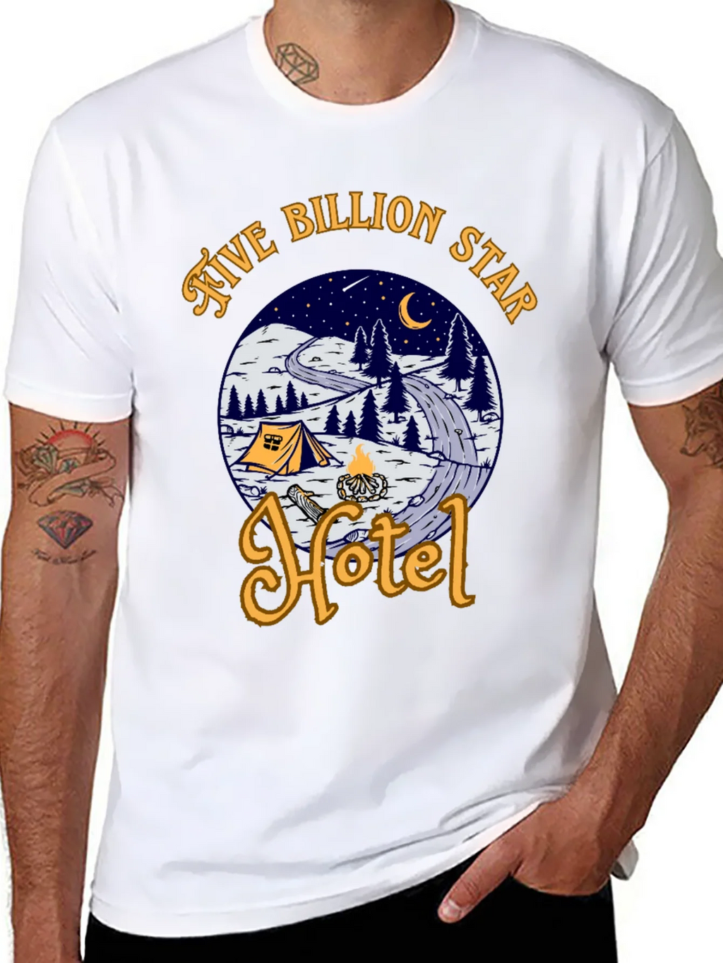 Five Billion Star Hotel Graphic T-Shirt product image 7