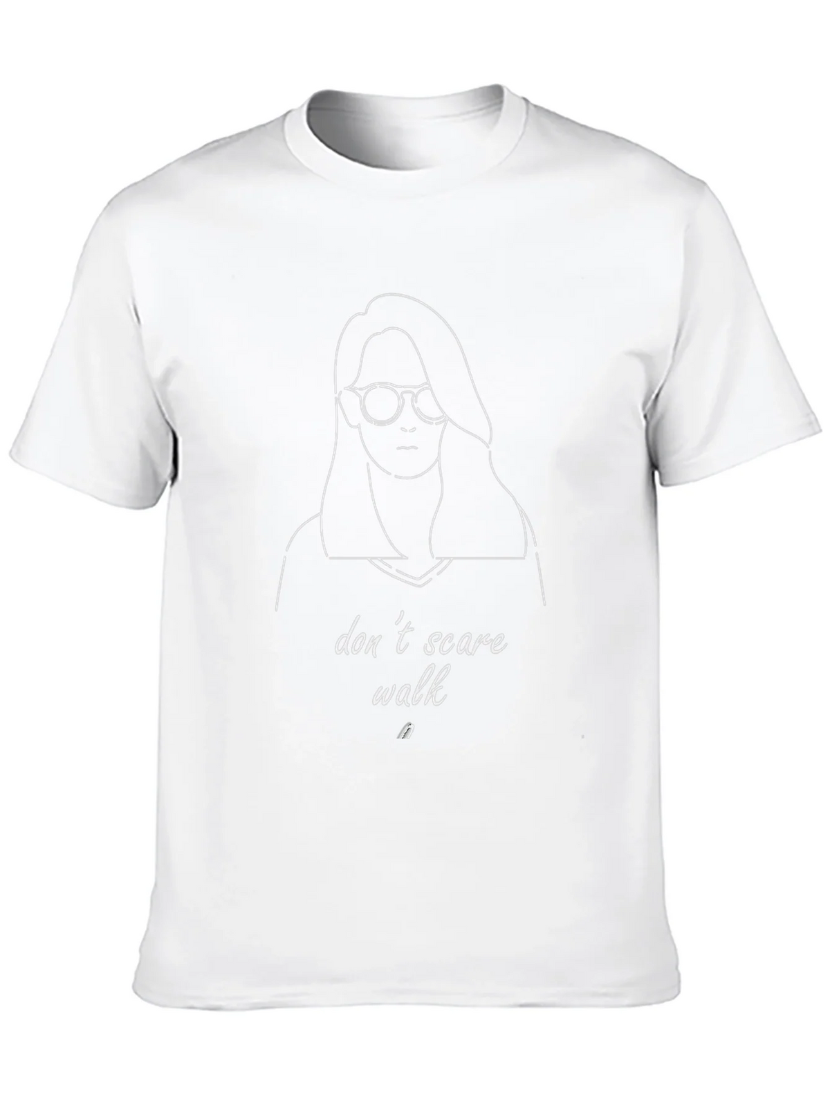 Dont Scare Walk Graphic Tee - Black Unisex T-Shirt product image 9