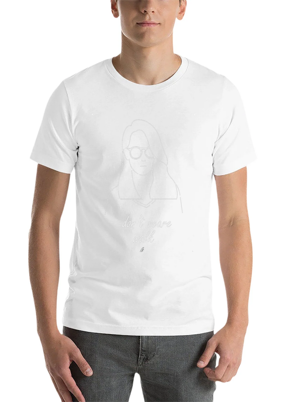 Dont Scare Walk Graphic Tee - Black Unisex T-Shirt product image 10
