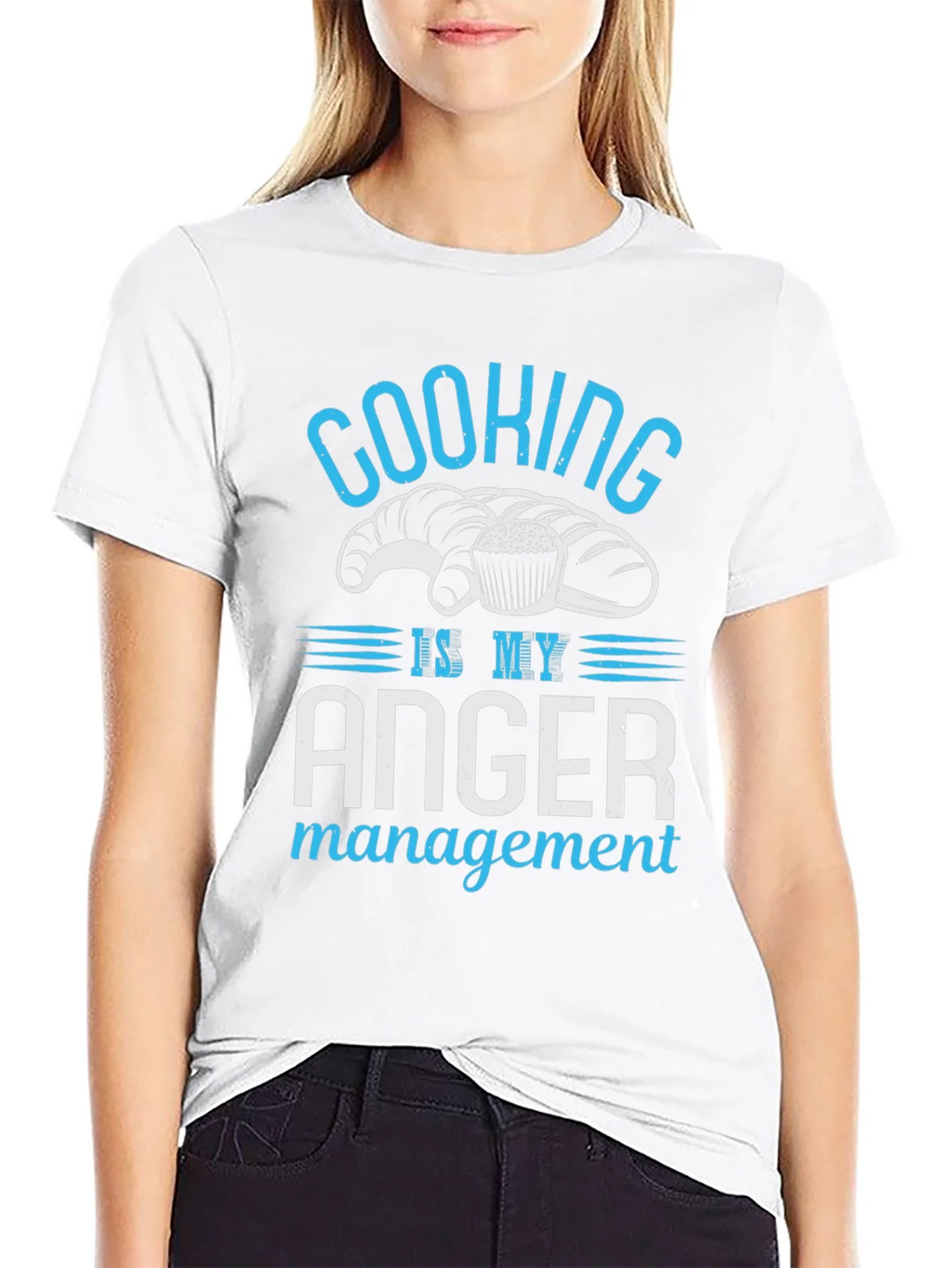 Cooking Anger Management T-Shirt Funny Chef Baker Tee product image 8